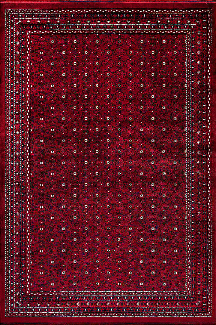 Afgan Halısı Bilicik Etnik Khall Otantik Desen Viskon Kırmızı Halı Bc02 - 2