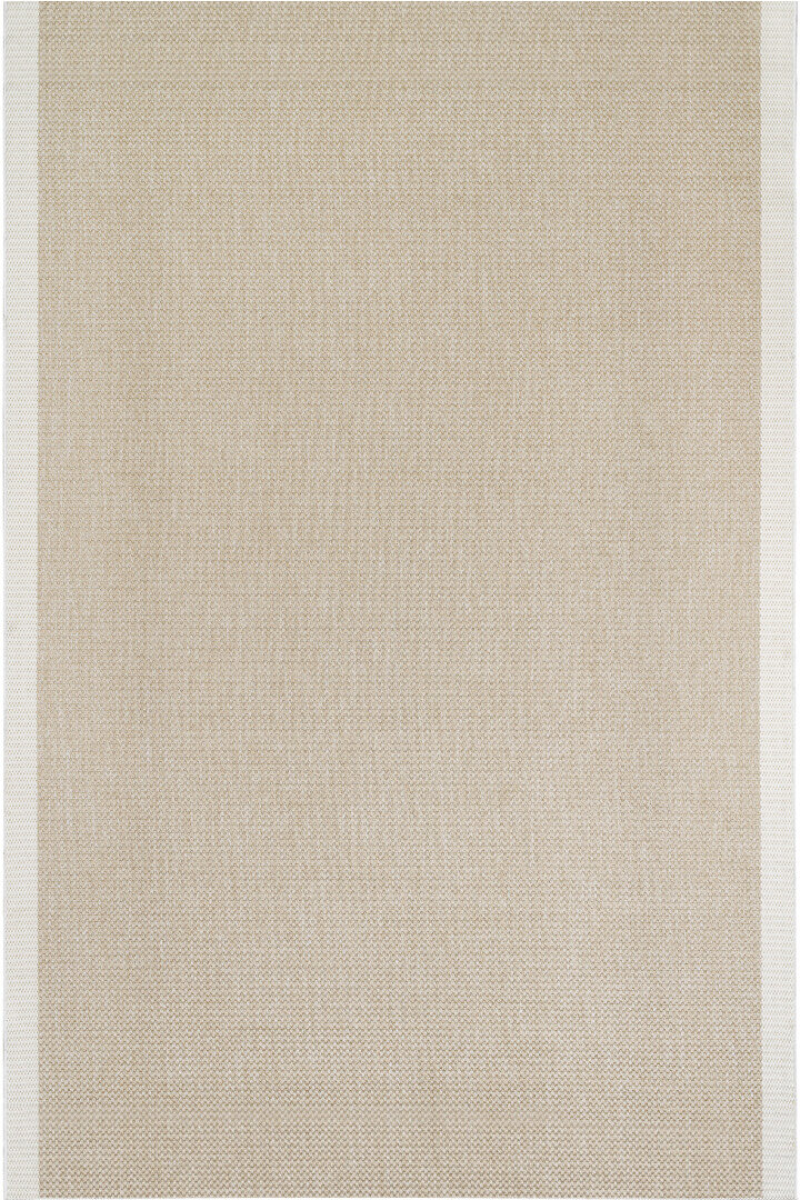 Agra Özel Ölçü Kesme Beyaz Bordürlü Bej Sisal Dokuma Kolay Temizlenebilen Yolluk Halı Ar04 - Frenda (1)