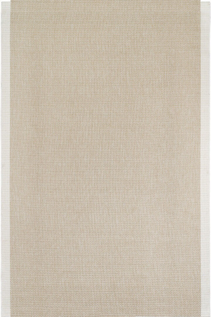 Agra Özel Ölçü Kesme Beyaz Bordürlü Bej Sisal Dokuma Kolay Temizlenen Yolluk Halı Ar04 - 3