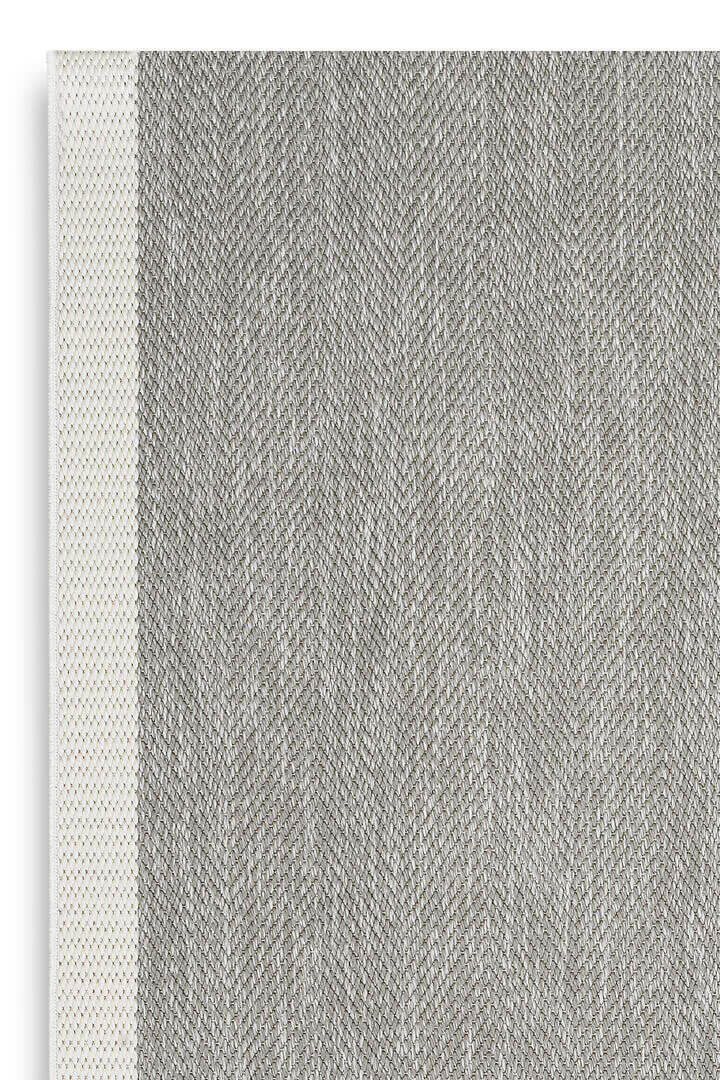 Agra Özel Ölçü Kesme Beyaz Bordürlü Gri Sisal Dokuma Kolay Temizlenen Yolluk Halı Ar03 - 4