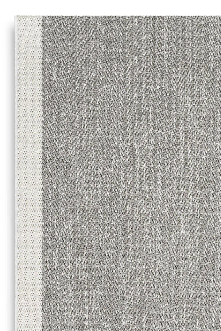 Agra Özel Ölçü Kesme Beyaz Bordürlü Gri Sisal Dokuma Kolay Temizlenen Yolluk Halı Ar03 - 4