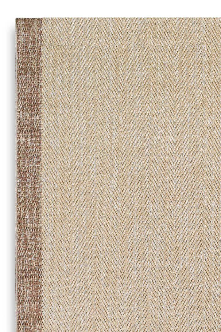 Agra Özel Ölçü Kesme Vizon Bordürlü Bej Sisal Dokuma Kolay Temizlenen Yolluk Halı Ar02 - 4