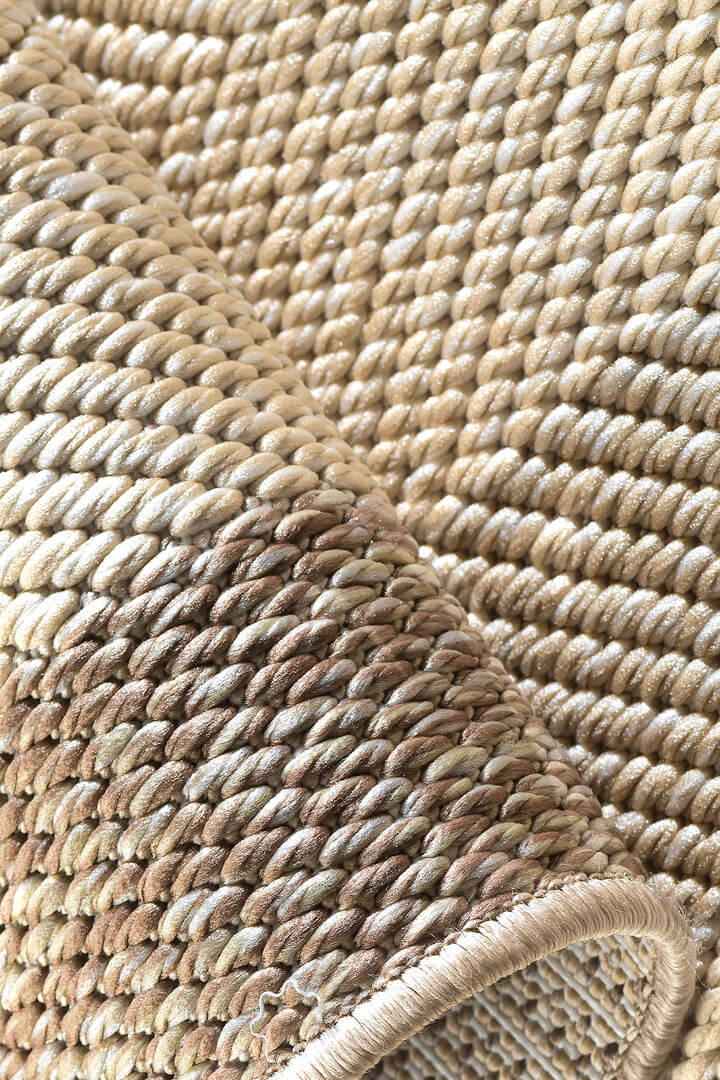 Agra Vizon Çerçeveli Bej Sisal Dokuma Kolay Temizlenen Mutfak Salon Koridor ve Balkon Halısı Ar02 - 7