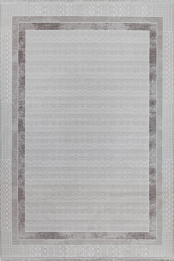 Alya Klasik Tasarım Çerçeveli Halı Al04 Kahve 