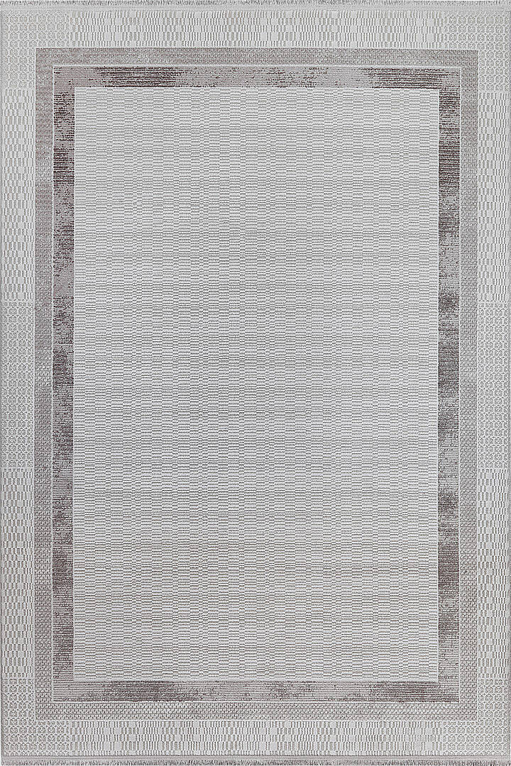 Alya Klasik Tasarım Çerçeveli Halı Al04 Kahve - 1