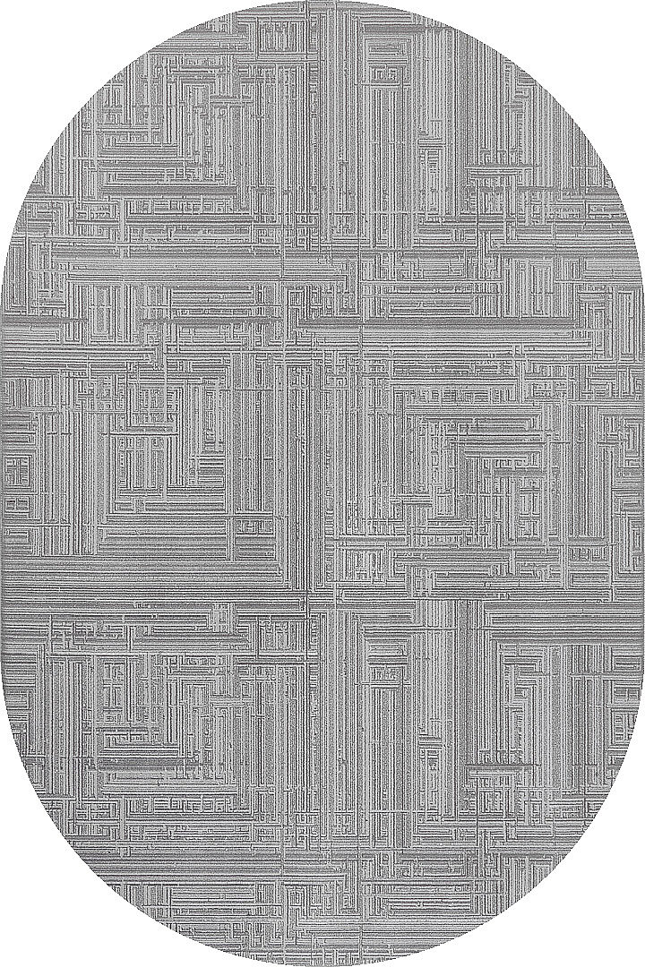 Alya Modern İtalyan Tasarım Makine Oval Halı Al01 Kemik 