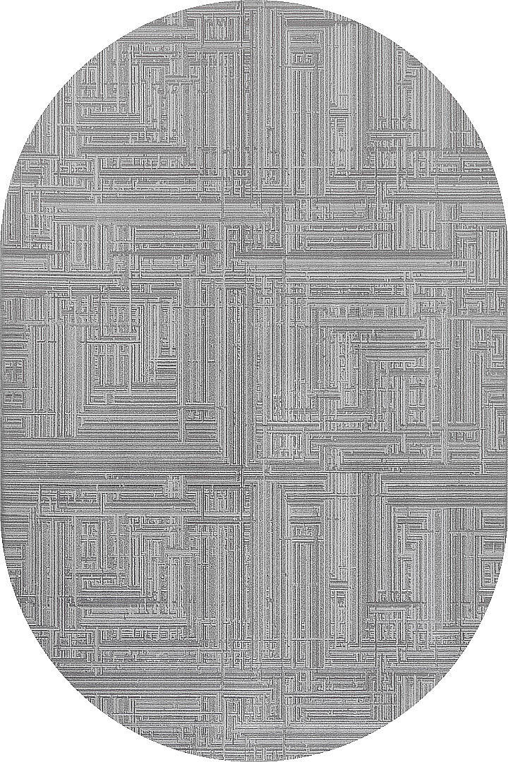 Alya Modern İtalyan Tasarım Makine Oval Halı Al01 Kemik - 1