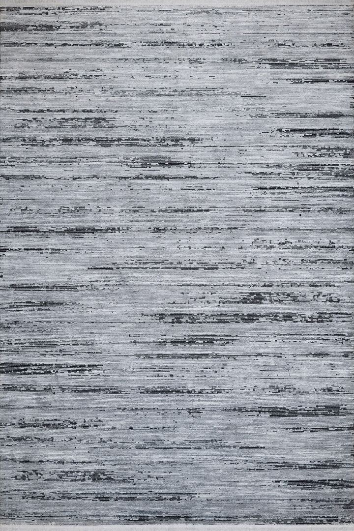 Alya Modern Tasarım Makine Halısı 20434 Siyah 