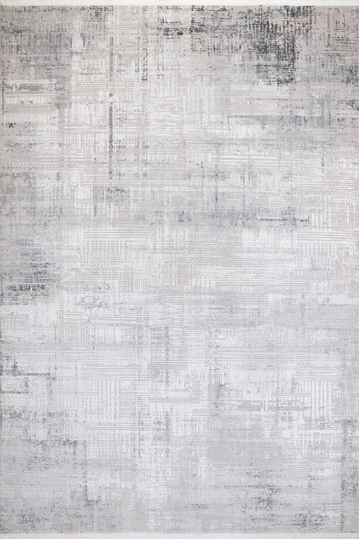 Alya Modern Tasarım Makine Halısı 20440 Gri 
