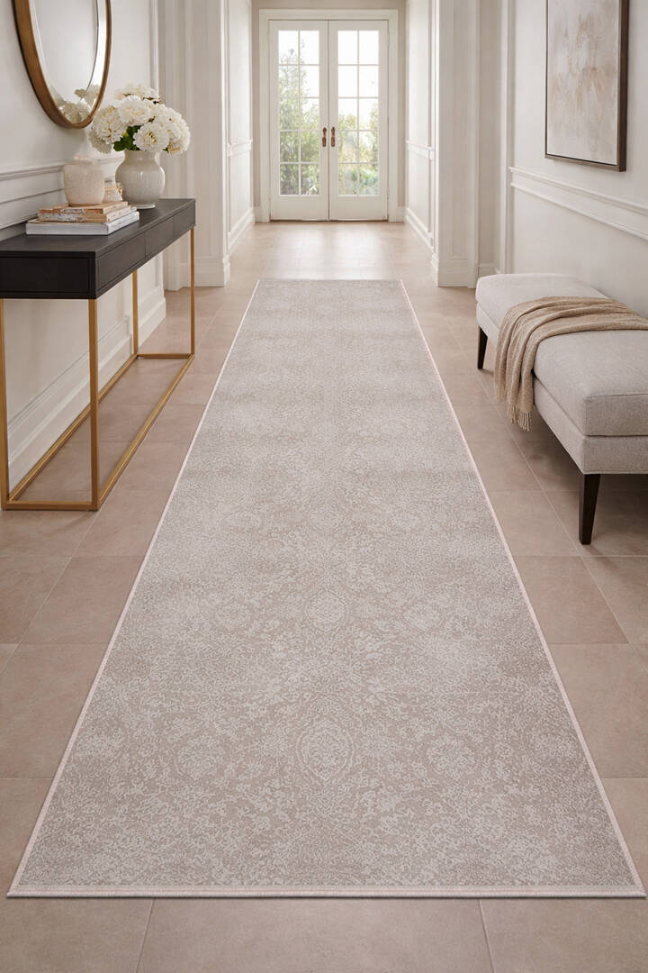 Alya Modern Tasarım Makine Halısı 29459 Kemik - 2