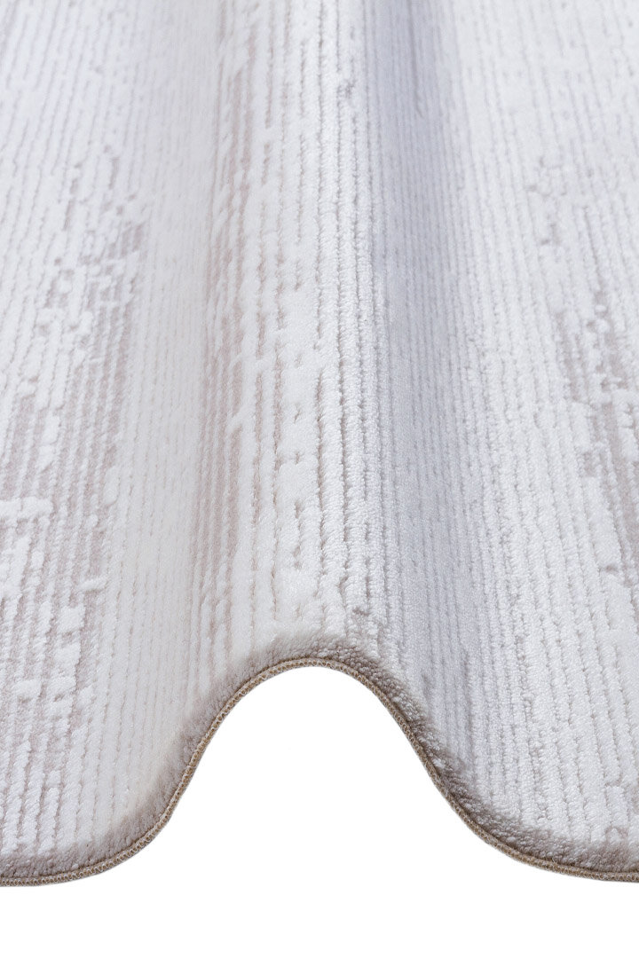 Alya Modern Tasarım Makine Oval Halı 20434 Bej - 2