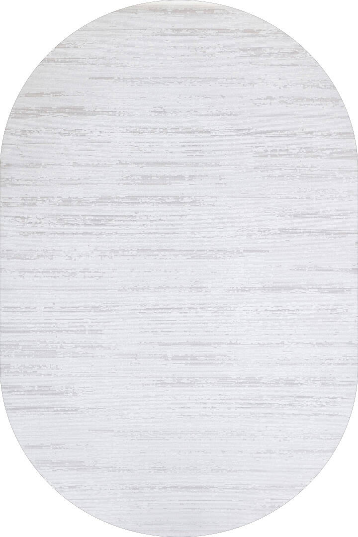 Alya Modern Tasarım Makine Oval Halı 20434 Bej - 1