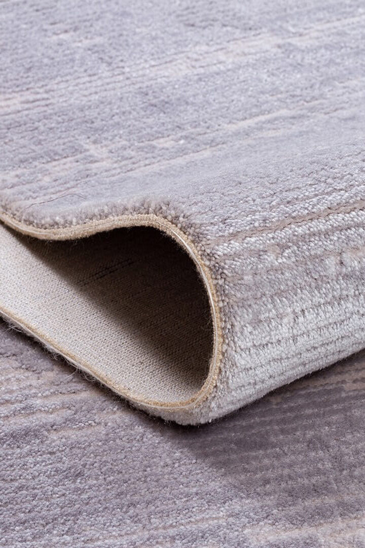 Alya Modern Tasarım Makine Oval Halı 20434 Gri - 3