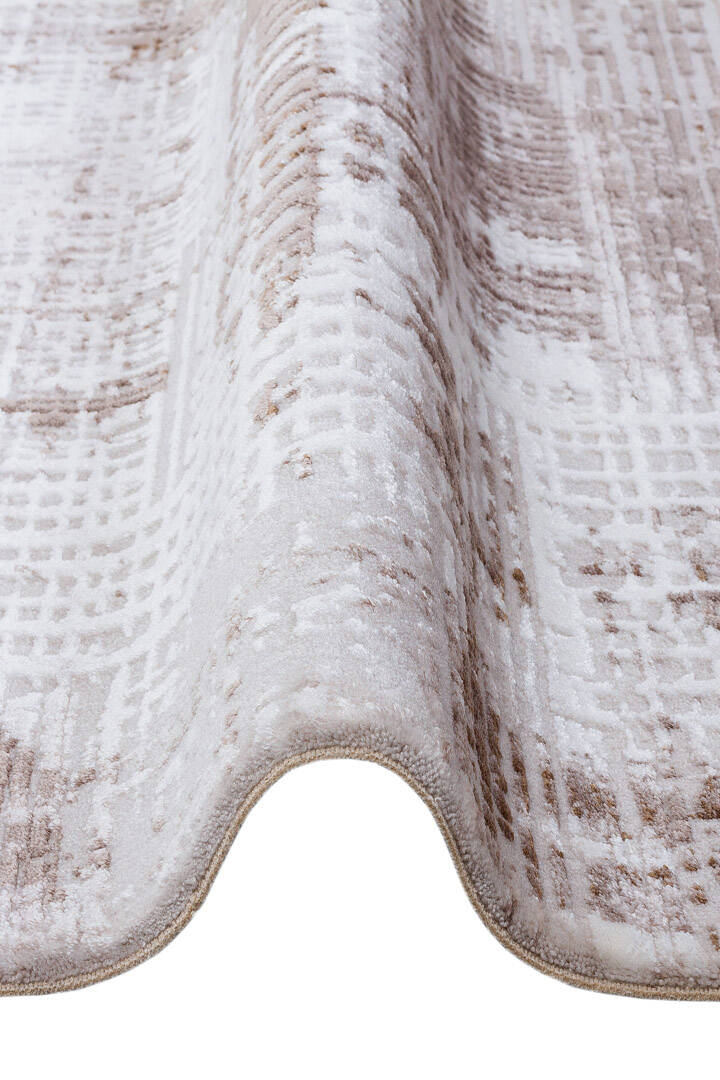 Alya Modern Tasarım Makine Oval Halı 20440 Bej - 2