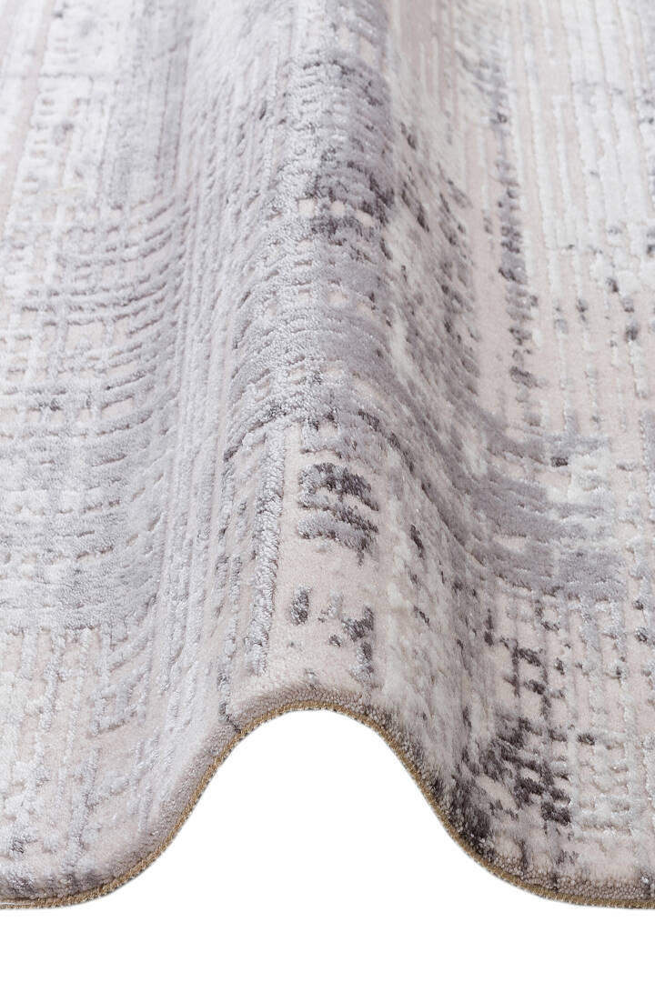 Alya Modern Tasarım Makine Oval Halı 20440 Gri - 3