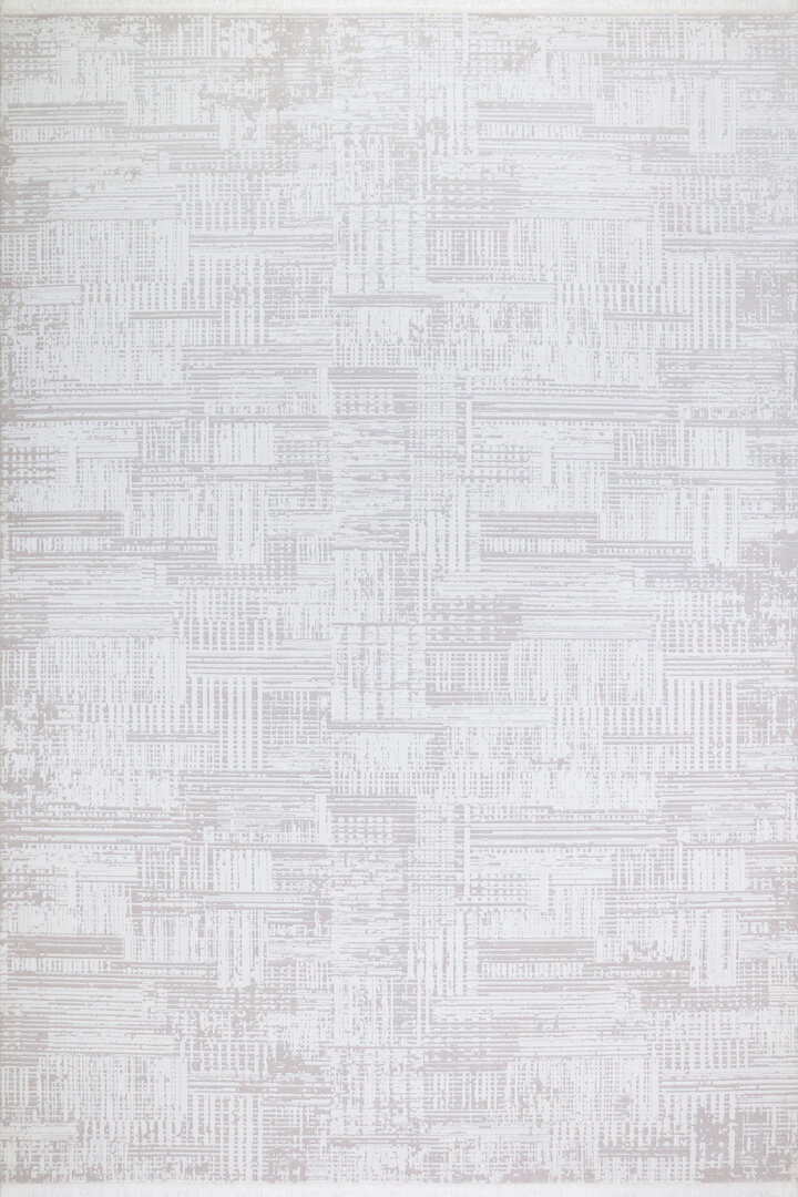 Alya Modern Tasarım Makine Yolluk Kesme Halı 20440 Kemik - Frenda (1)