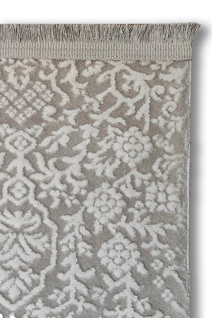 Alya Modern Tasarım Makine Yolluk Kesme Halı 29459 Kemik - 4