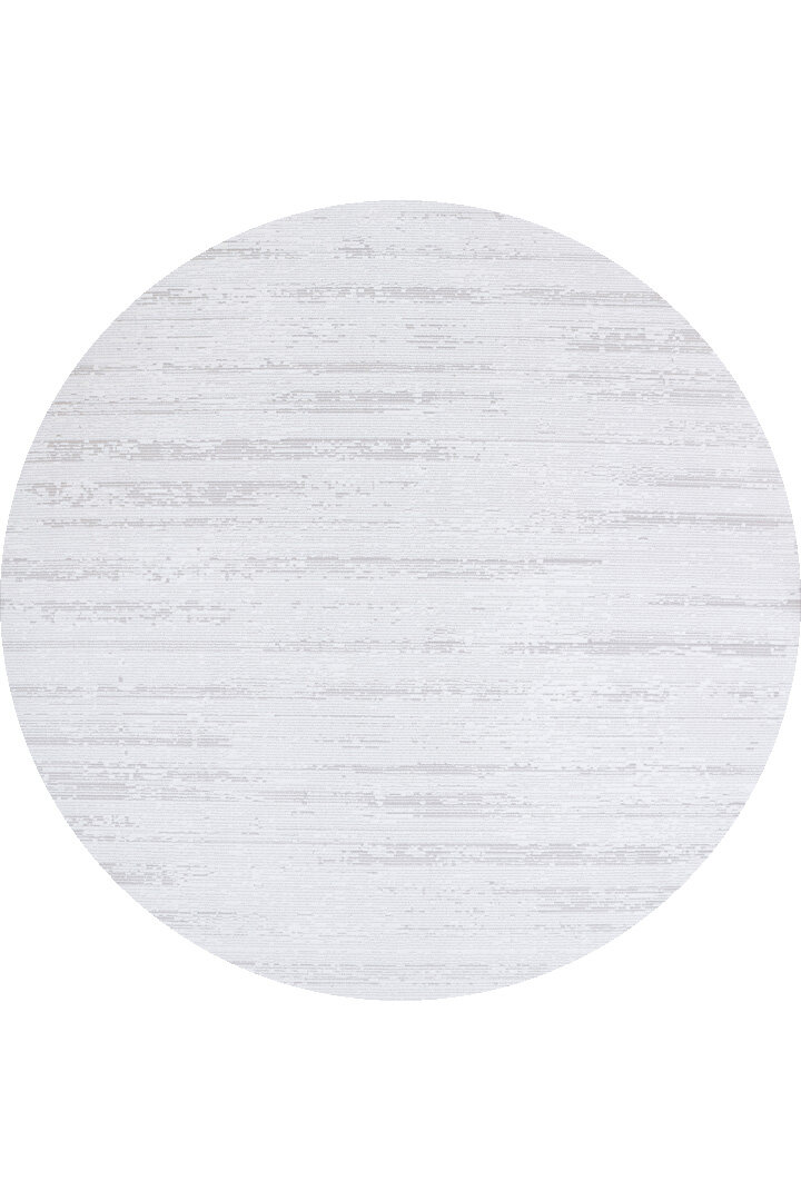 Alya Modern Tasarım Makine Yuvarlak Halı 20434 Bej 