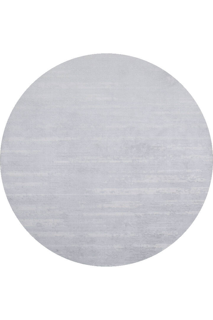 Alya Modern Tasarım Makine Yuvarlak Halı 20434 Gri - 1