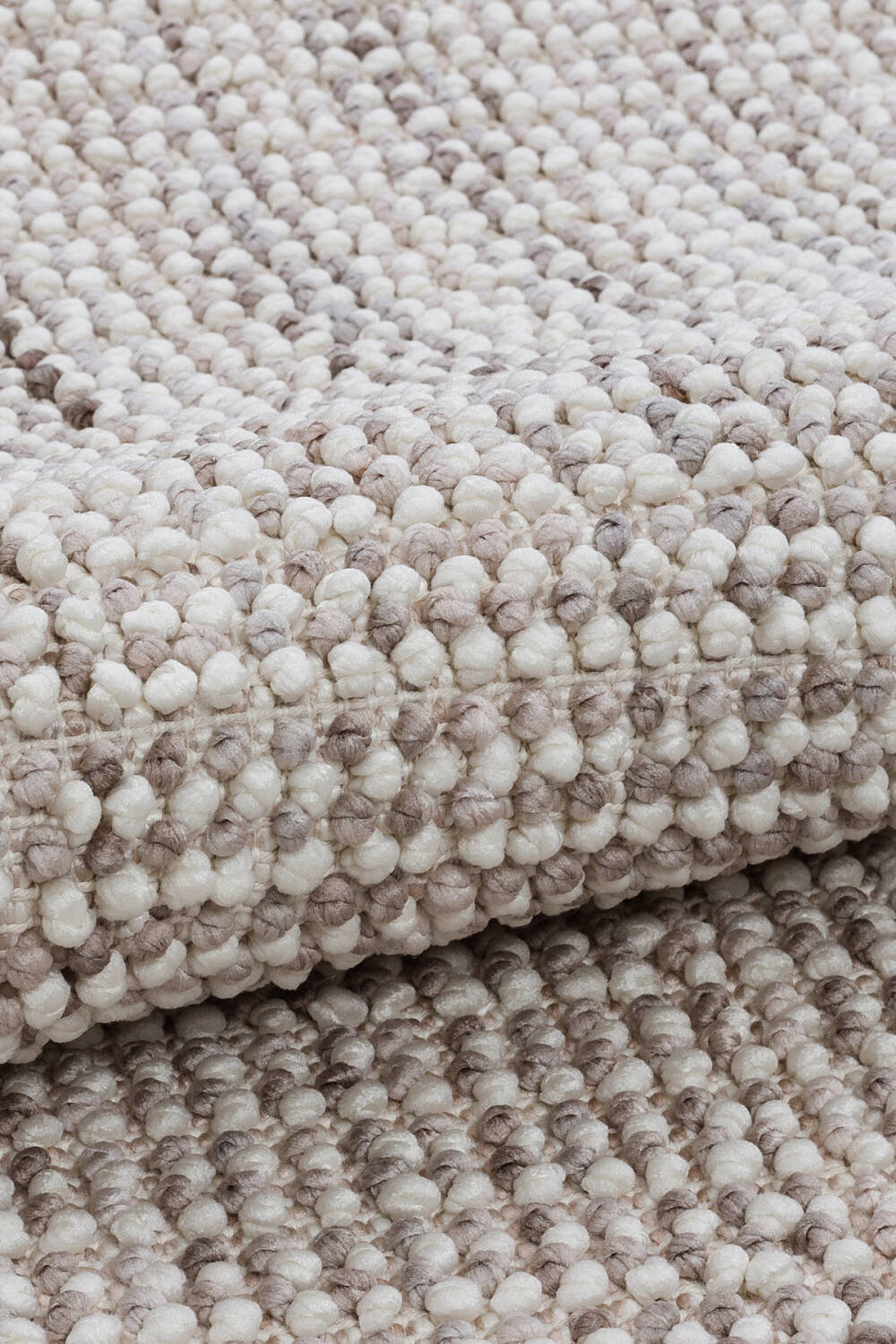 Bengal Puf Kabartmalı Yumuşak Oval Halı Bn02 Gri - 3