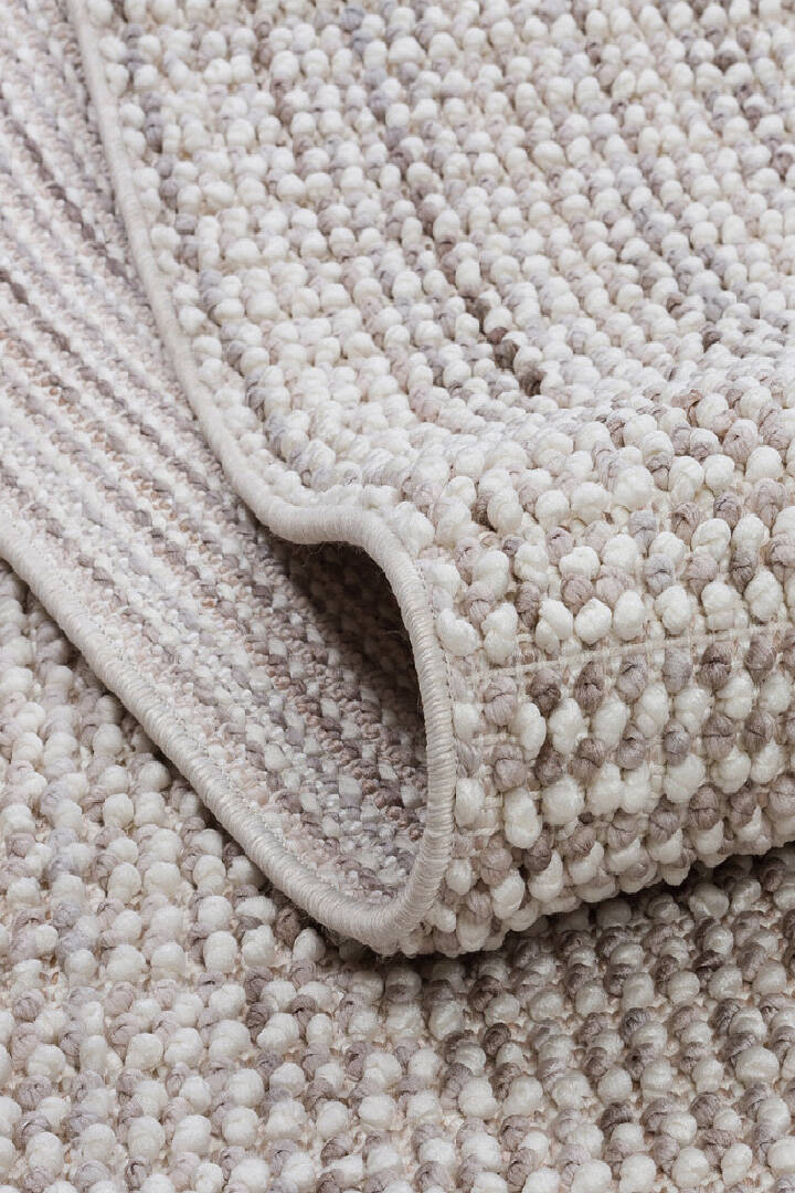 Bengal Puf Kabartmalı Yumuşak Yolluk Kesme Halı Bn02 Gri - 6