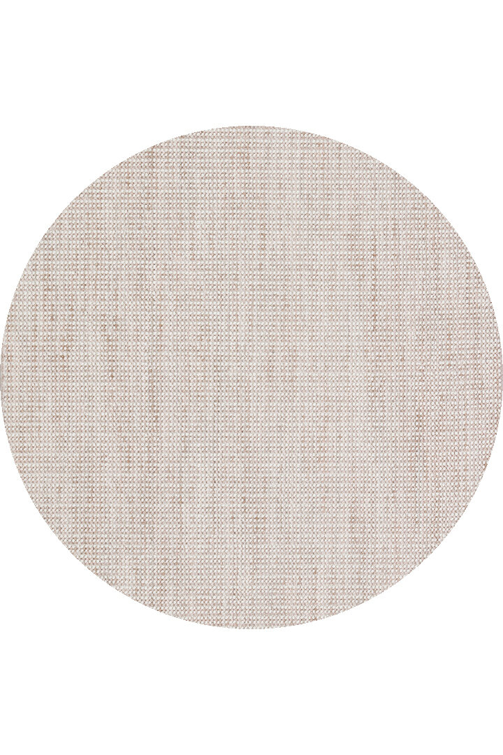 Bengal Puf Kabartmalı Yumuşak Yuvarlak Halı Bn02 Bej 