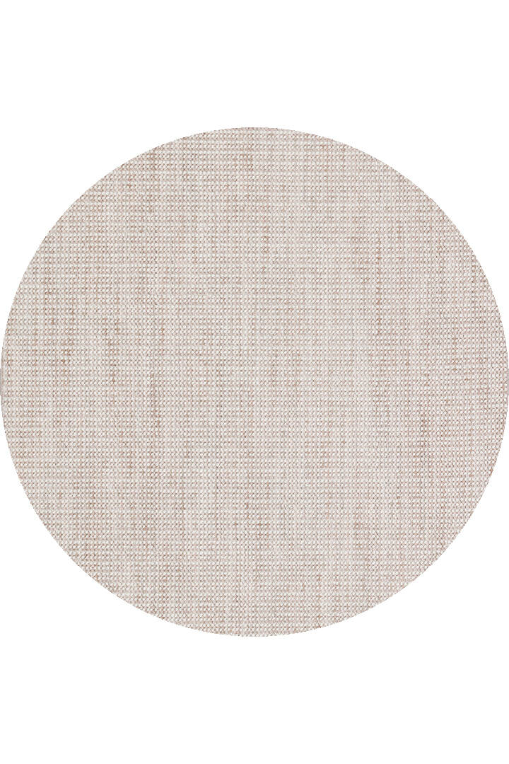 Bengal Puf Kabartmalı Yumuşak Yuvarlak Halı Bn02 Bej - 1