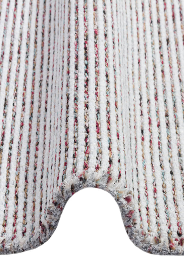 Bohem Şönil Pamuklu Jaipur Örgülü Kilim Dokuma Halı Jp02 Kırmızı - 3