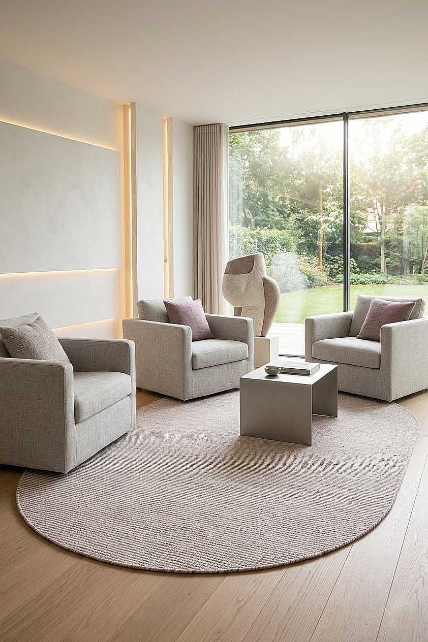 Bohem Şönil Pamuklu Jaipur Örgülü Kilim Dokuma Oval Halı Jp02 Kırmızı