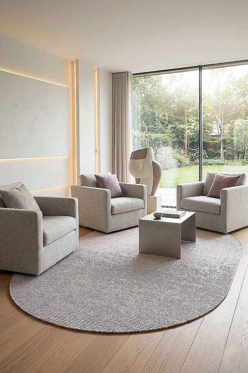 Bohem Şönil Pamuklu Jaipur Örgülü Kilim Dokuma Oval Halı Jp02 Kırmızı - 1