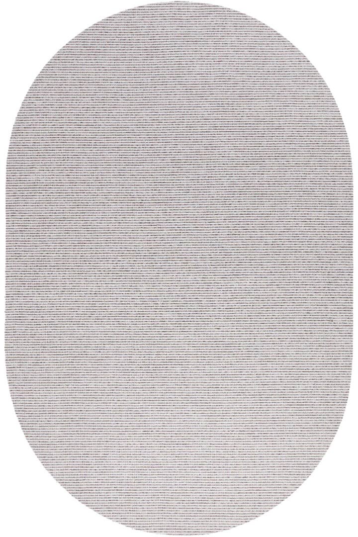 Bohem Şönil Pamuklu Jaipur Örgülü Kilim Dokuma Oval Halı Jp03 Kahve - Frenda