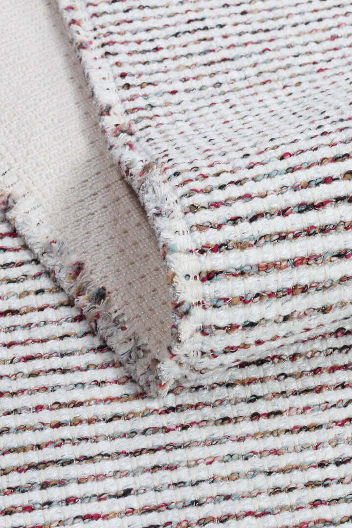 Bohem Şönil Pamuklu Jaipur Örgülü Kilim Dokuma Yolluk Kesme Halı Jp02 Kırmızı - 4