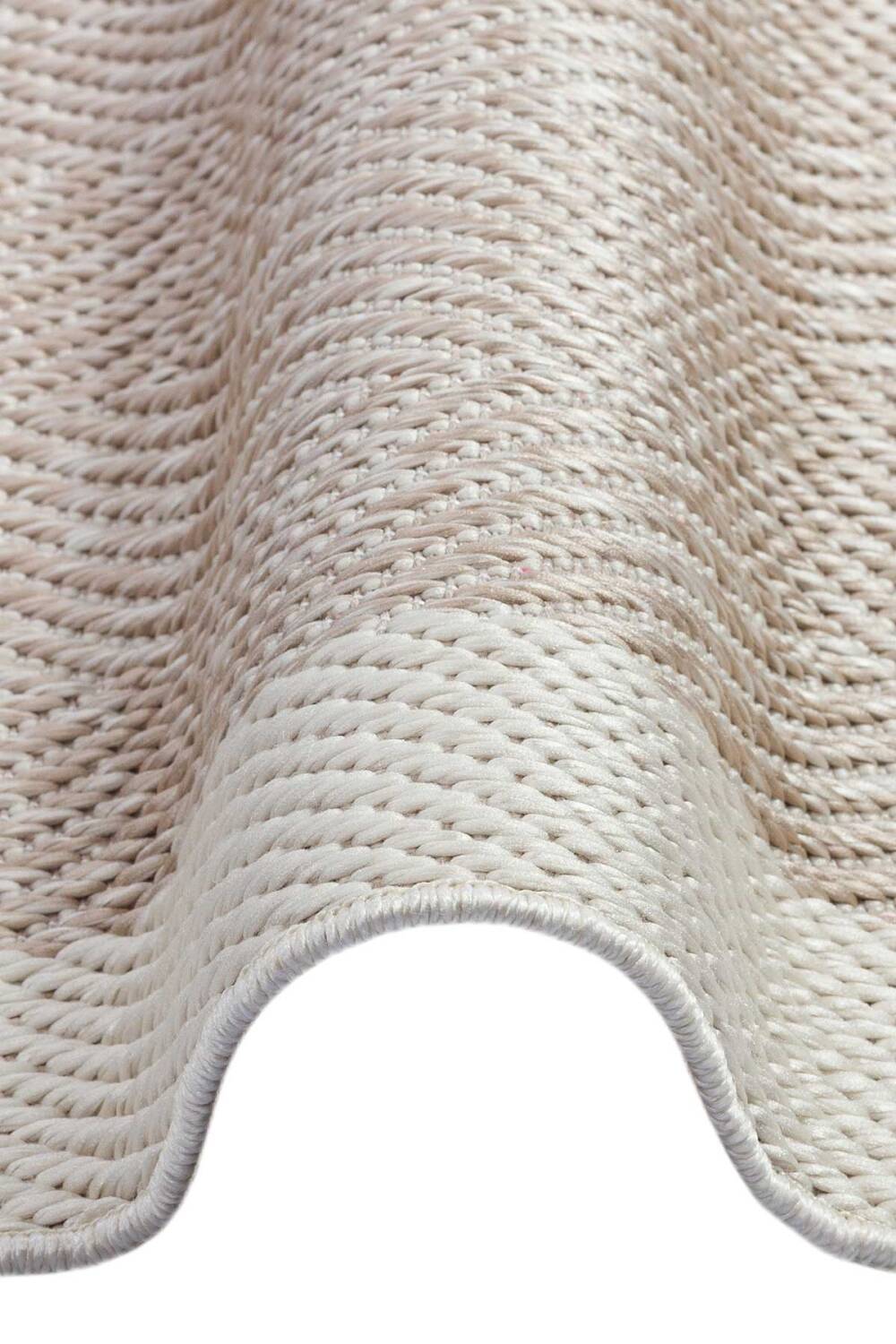 Bordürlü Bej Dekoratif Sisal Halı Siesta 1503 - 4