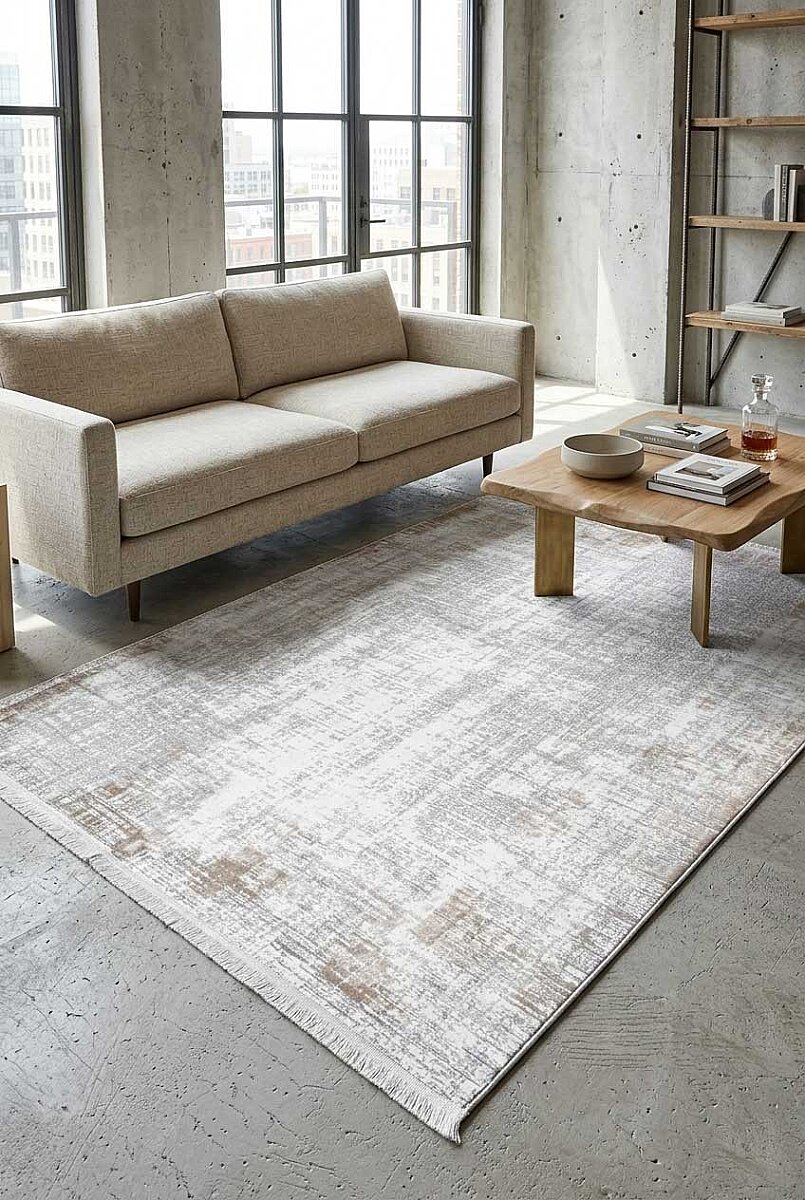 Etnik Craft Madre Modern Desenli Halı Md02 Bej 