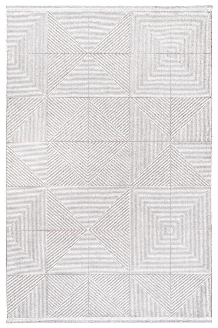 Etnik Craft Madre Modern Desenli Halı Md03 Krem - Frenda