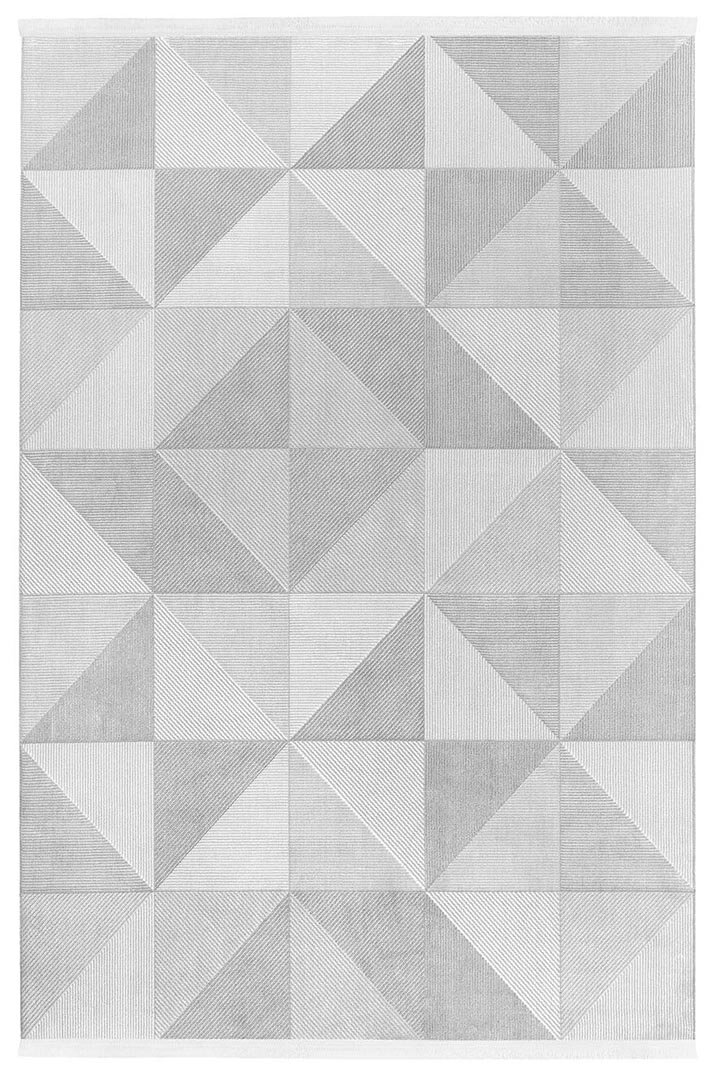 Etnik Craft Madre Modern Desenli Halı Md04 Gri - Frenda