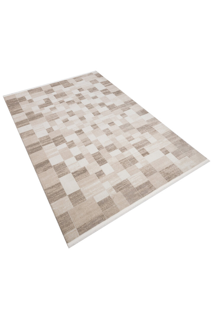 Etnik Craft Madre Modern Desenli Halı Md05 Bej - Frenda (1)