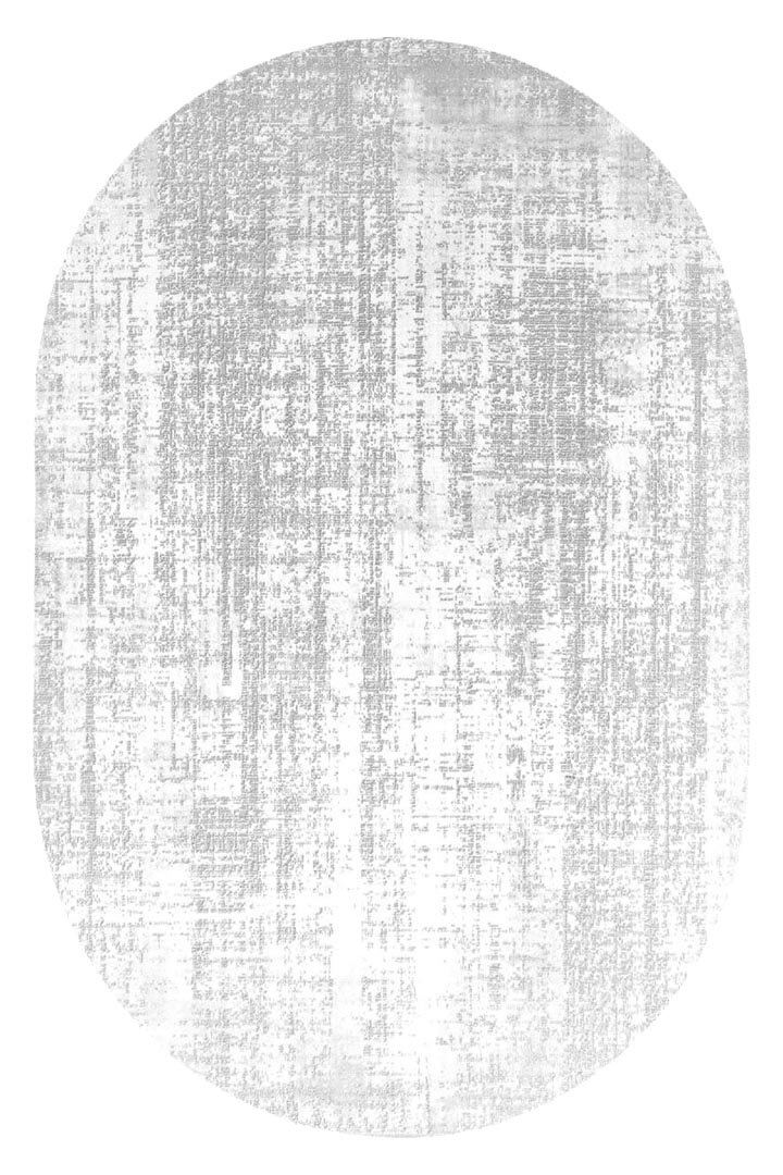 Etnik Craft Madre Modern Desenli Oval Halı Md01 Gri 