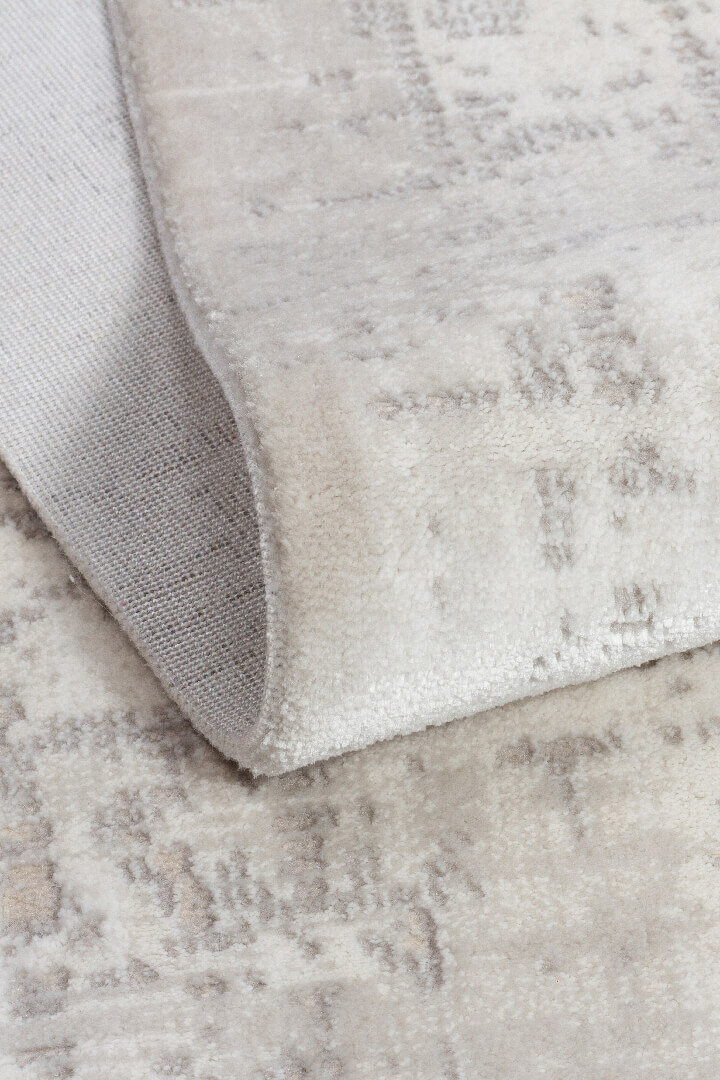 Etnik Craft Madre Modern Desenli Yolluk Özel Ölçü Kesme Halı Md01 Gri - 4