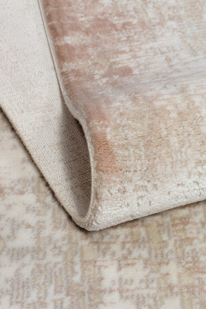 Etnik Craft Madre Modern Desenli Yuvarlak Halı Md02 Bej - 3