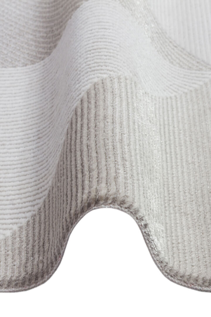 Etnik Craft Madre Modern Desenli Yuvarlak Halı Md04 Gri - 2