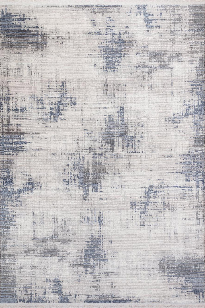 Etro Dekoratif Modern Akrilik Makine Halısı Et01 Mavi 