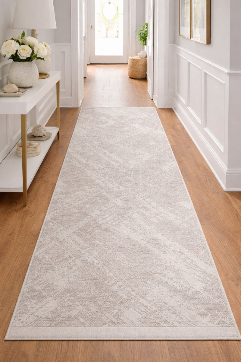 Etro Dekoratif Modern Akrilik Makine Halısı Et04 Gri - 2