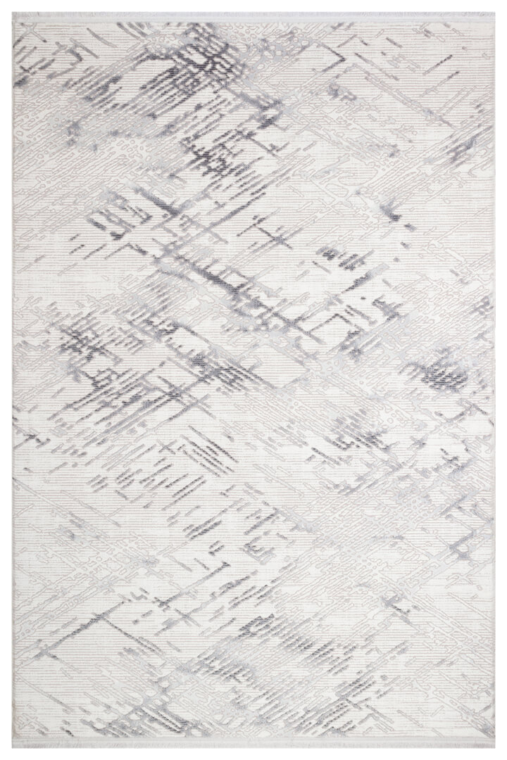 Etro Dekoratif Modern Akrilik Makine Halısı Et05 Gri 