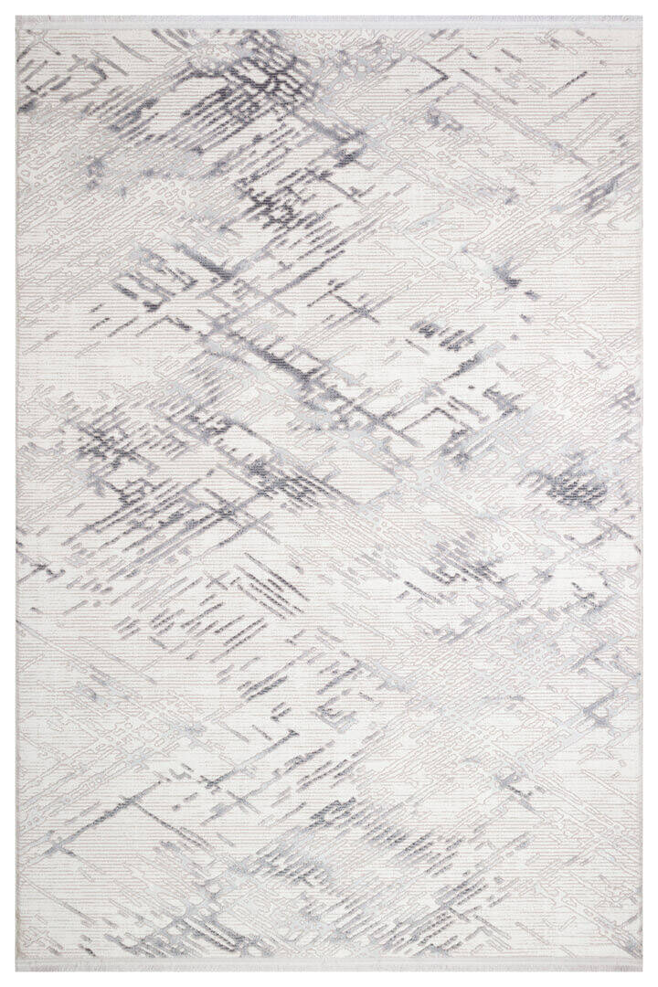 Etro Dekoratif Modern Akrilik Makine Halısı Et05 Gri - 1