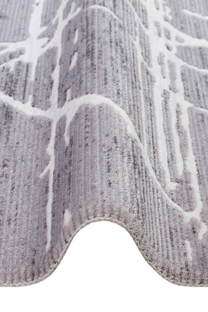 Etro Dekoratif Modern Akrilik Makine Halısı Et06 Koyu Gri - 4