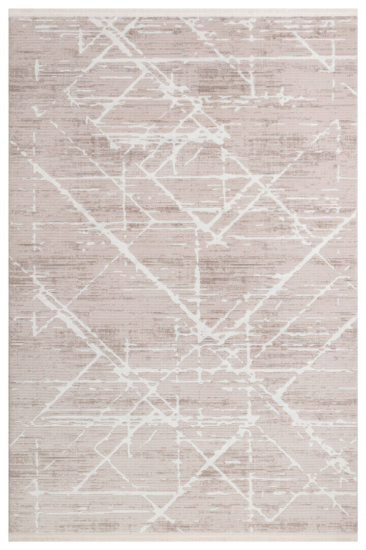 Etro Dekoratif Modern Akrilik Makine Halısı Et06 Vizon - 1