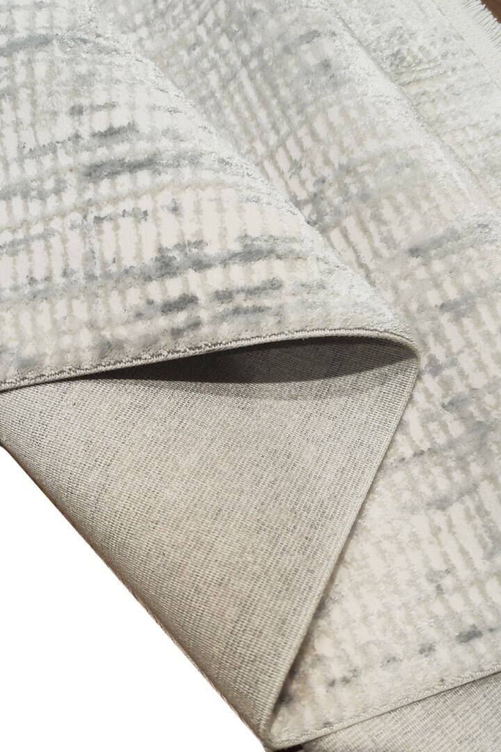 Etro Dekoratif Modern Akrilik Makine Halısı Et08 Gri - 3