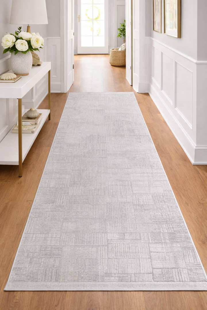 Etro Dekoratif Modern Akrilik Makine Halısı Et09 Kemik - 2