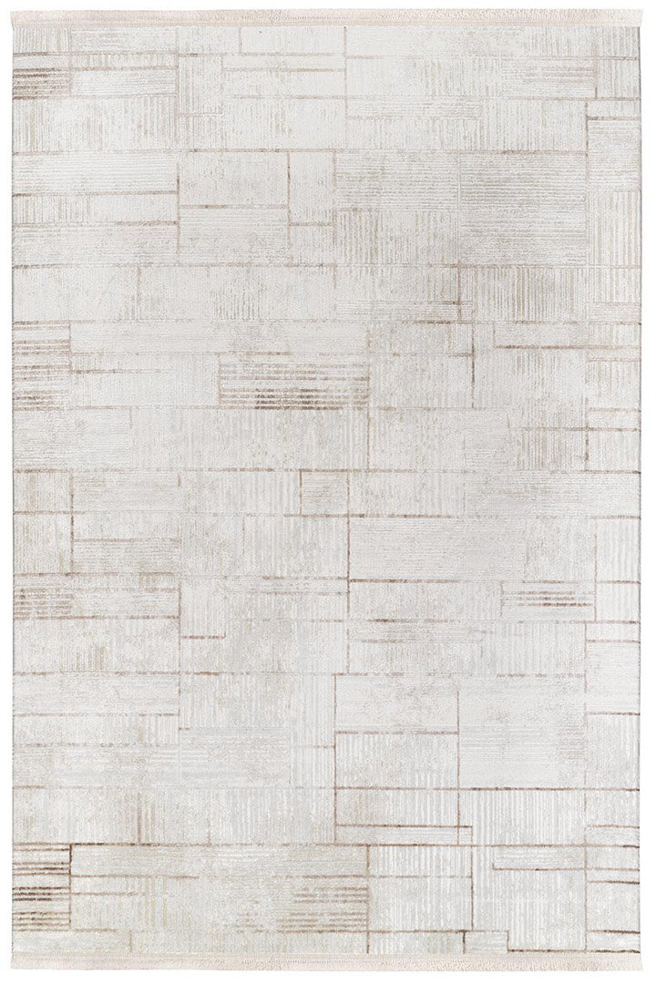 Etro Dekoratif Modern Akrilik Makine Halısı Et10 Bej 